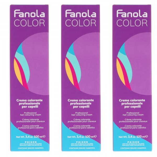 Fanola Crema Colore Permanent Hair Dye Colour Color Cream 100+ Shades