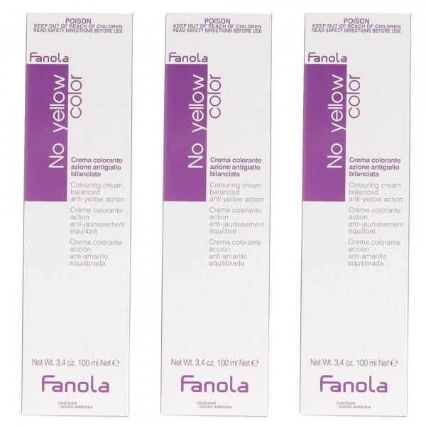 Fanola No Yellow Color Cream 100ml 10+ Shades