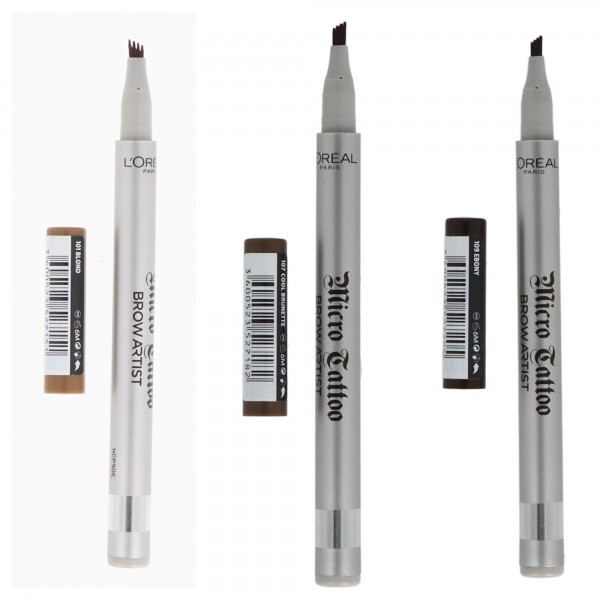 L'Oreal Brow Artist Micro Tattoo Brow Pen Eyebrow Definer (Various Shades)