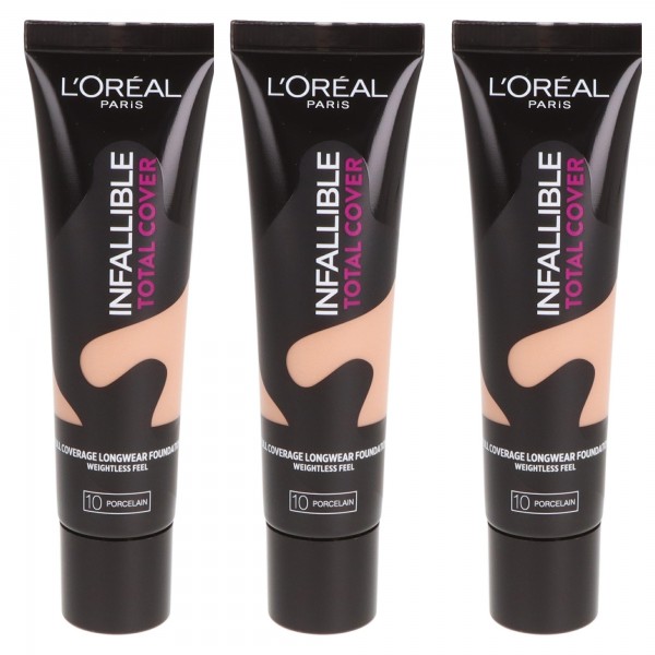L'OREAL Infallible Total Cover Foundation 35ml (Various shades)