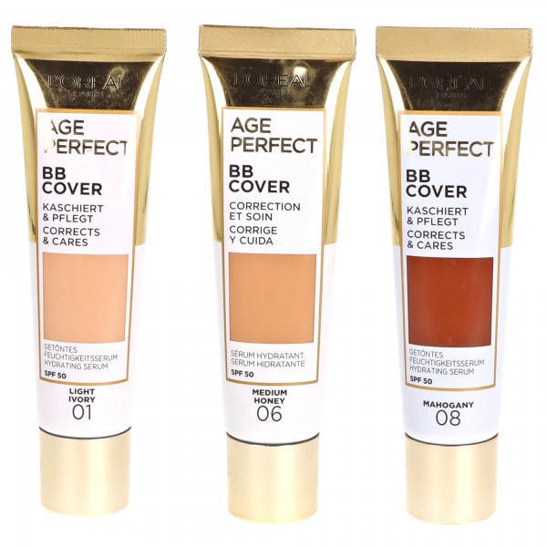 L'Oreal Paris Age Perfect BB Cream SPF 50 30ml (Various Shades)